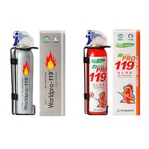차량용 업소용 가정용 간이소화기 119 소화기-중형, 실버