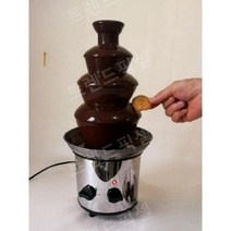 4층 초콜릿 분수 초코분수 퐁듀 기계 초콜렛 분수대 홈파티, 스테인리스