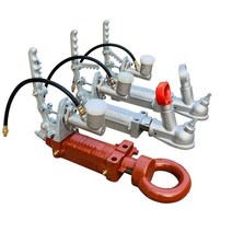 트레일러 부품 2톤 50mm 볼 헤드 링 주조 충격 핸드 브레이크 유압 브레이크 커넥터, 오일파이프가있는볼커넥터7/8펌프전체세트