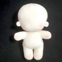 무속성솜인형 키트 솜깅이 15cm 20cm 아이돌인형 얼굴없는 DIY 인형만들기 애착인형, 통통한 바디(자수 없음)