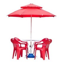야외 캠핑 낚시 4인용 파라솔세트C(대-노랑-받침별매), 원형_녹색_보라