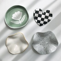 지점토 트레이 만들기 DIY 키트 오브제 그릇, 골드 키트