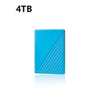 휴대용 외장 하드 드라이브 1TB 2TB 4TB 16TB c타입 USB 2023 고속 8TB 노트북 용 저장 디스크 3.1 년 신제품, 4TB blue