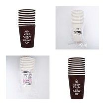 고급 13온스 종이컵380ml 10개 100개, 1세트(10개)