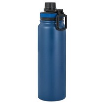 수입 온도 보온병 텀블러 죽통 마호병 업소용 에코베슬 진공 오래가는 600800ml 휴대용 병 304 스틸 물병 이중 벽 진공 플라스크 절연 여행 컵 머그, 푸른, 800ml