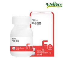 [웰러스][웰러스] 바른 철분/유산균유래 비헴철 No화학부형제 (7, 단품, 색상:one color|사이즈:free