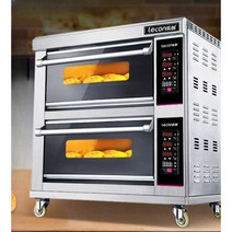 업소용 전기오븐 데크 오븐기 대형 피자 바비큐 화덕, 2단 전기 (400 지능형 온도 조절)