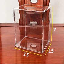 아크릴 박스 주문제작 레고 보관통 토미카 정리함 케이스 피규어 진열장팝피규어용 투명 아크릴 디스플레이, 21 15x15cm_05 height 30cm