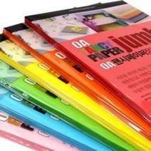 [동화오피스] 두성종이 OA 팬시페이퍼 80g 100매 / A4 색지 용지, P50 주황색