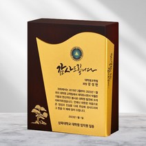 퇴직선물 감사패, 주문+결제 완료해 주시면 판매자가 바로 연락드립니다., 금색