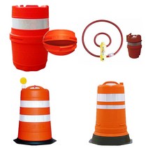 pe드럼 드럼통 조립식 고속도로 공사장 도로 교통 안전 스마트 드럼 휀스 윙카호스 라이트, 드럼라이트(조립식드럼용), 1개