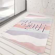 매트 가정용 싸우나 바닥 화장실 욕실 샤워실 새끼 스팀청소기, C01-400x700MM(파워 미끄럼방지 편안, T03-환채
