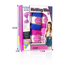 기계 니팅머신 손뜨개 DIY 수제 양모 실린더 직기 손 스카프 스웨터 모자 양말 유물 크리 에이 티브 장난감, [07] Thin wire 6 bundles