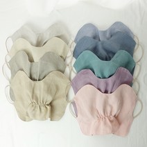미지몰 햇빛차단 린넨 볼마스크 여름 골프 낚시 등산 9color, 보라