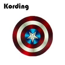 코딩 KD-34 원형 스마트폰 마그네틱 자석 디자인 철판 플레이트, 1개, 22. 캡틴 3cm