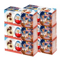킨더조이 보이 T 3 6개 총 18입 블루 장난감 어린이 초콜릿, 60g