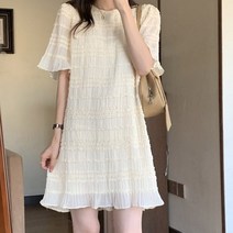 데일리룩 오피스룩 하객룩 미니 프릴 원피스 여름 바캉스룩 휴가룩