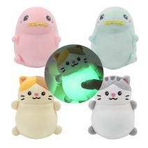 모찌타운 LED 스트레스볼 꾹꾹이 고양이 공룡, 블루다이노
