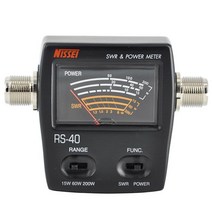 NISSEI RS-40 SWR/파워 미터 측정 가능 범위 200W 어댑터 커넥터