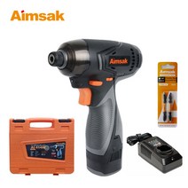 아임삭 임팩드릴 충전 14.4V AI414M2 3G 속도조절 국산, 2. 배터리 2개+본체+충전기+케+비