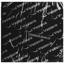 탁구 용품 연습 용품 솔로 Yasaka 탁구 고무 정전기 보호 필름 탁구 보호 필름 Z-184 16.9x16.9CM, 02 logo black