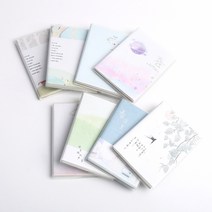 투명 미니 수첩 포켓 노트 기도 커버