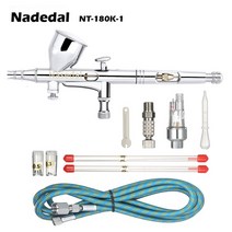 스프레이건 후끼 페인트 분사기 도색 도장 Nasedal 중력 듀얼 액션 미니 9cc, 협력사, NT-180K-1