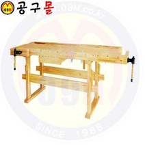 작업대 ES-SH10 (1435x700x860mm)57Kg 가람/작업테이블 작업대제작 목공작업대 작업다이 업소용작업대 원목작업대