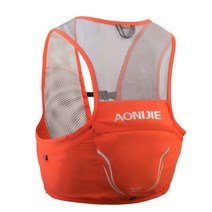 오니지 AONIJIE 초경량 마라톤 조끼 러닝 가방 2.5L 클래식 V32, 오렌지 레드