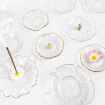 글라스 트레이 주얼리 보석함 선반 악세사리 보관, 플레인