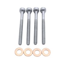THE VEDO SHOP 8Pcs 인젝터 볼트 와셔 세트 키트 직접 교체 예비 부품 자동차 액세서리 내구성 Mercedes Sprinter W906 2006+에 적합, 철, 은