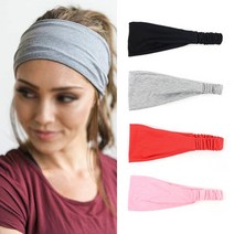 운동용헤어밴드 반다나 운동헤어밴드 헤드밴드, 핑크