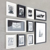 포토월 갤러리프레임 10P세트 소호20쿨그레이