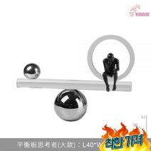 조각상 기하학 진자 시소 인테리어, 밸런스 패널 - 스몰