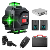 4D 8 12 16라인 그린 자동 타일 레이저 레벨기 수평기 고급형, 협력사, 독일 오스람 16라인+배터리2