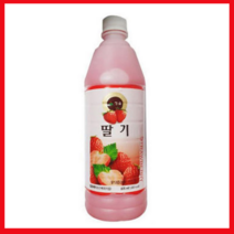 청솔 딸기 음료베이스 835ml / 과일원액, 12개