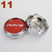 휠 센터캡 자동차 휠 스포츠 림 캡 62MM 클립 직경 중앙 캡 광선 볼크 레이싱 로고 스티커 휠 커버 허브, 11 11