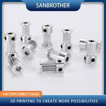 타이밍풀리 12 개 2M 2GT 동기 풀리 보어 4mm 폭 10mm 밍 벨트 톱니 T, 02 Width-10mm_01 Bore 4mm