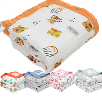 행운스타 순면 6층 여름 낮잠이불 120*150CM CG385, D