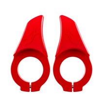 mtb MTB 로드 자전거 장거리 사이클링 레스트 핸들 바 뿔 바이스 바 소형 보조, red