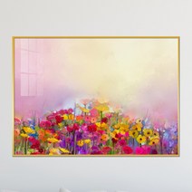 아트블루 기분 좋아지는 야생화 꽃 식물 그림 북유럽 주방 거실 액자, 3_야생화 꽃_C