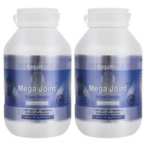 뉴질랜드 메가맥스 메가조인트 초록입홍합 1152mg 120캡슐 2팩