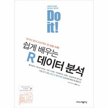 쉽게배우는 R데이터 분석 DO IT, 상품명