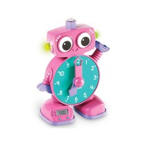 러닝리소스 유아교육 말하는 로봇시계 톡 핑크 LER2385-P