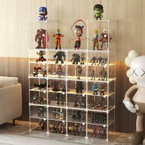 피규어모델 진열대 레고 아크릴 디스플레이 케이스, 2열 5층 - 층고 30CM