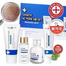 스킨아이 AC 퓨어 트러블 4종 세트 (여드름 화장품 세트), 1세트
