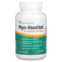 FAIRHAVEN HEALTH 미오이노시톨 남녀 공용 캡슐 120정, One Color, One Size