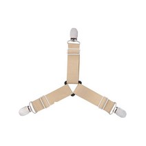 침대 매트리스받침대 홈 조절 가능한 시트 탄성 그리퍼 벨트 패스너 소파 매트리스 커버 코너 홀더 클립 발 정리 도구 115888, 1 pcs Brown