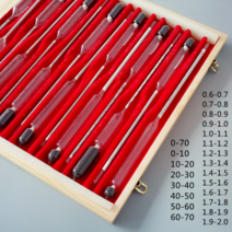 액체 밀도계 고정밀 염도계 비중계 측량 수은염도계, 나무 상자 14 세트 0.6-2.0 투명 색상