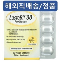 캘리포니아 골드 뉴트리션 락토비프 300억 1000억 아이허브 유산균, 1팩, 60개 1팩, 300억 60개 1팩